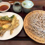 公魚の天ぷらせいろ