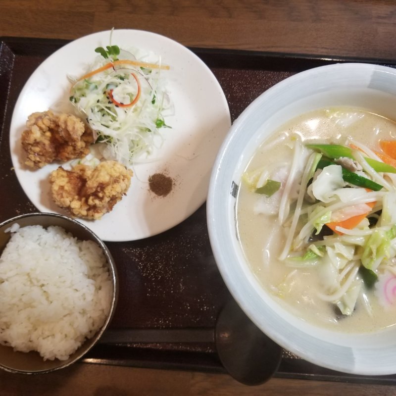 半チャンポンセット(わらしべ )