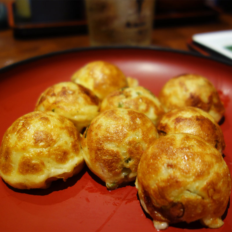 大たこ入りたこ焼き(たこ家道頓堀くくる道頓堀本店)