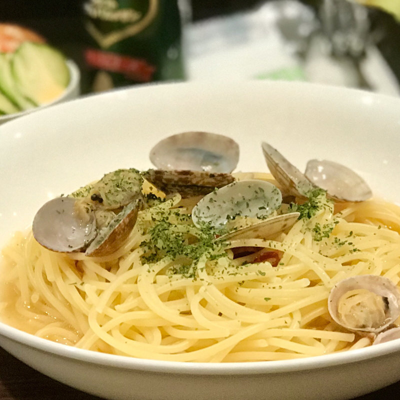 ボンゴレ(ミニサラダ/アイスコーヒー付)(テイスティカフェ)