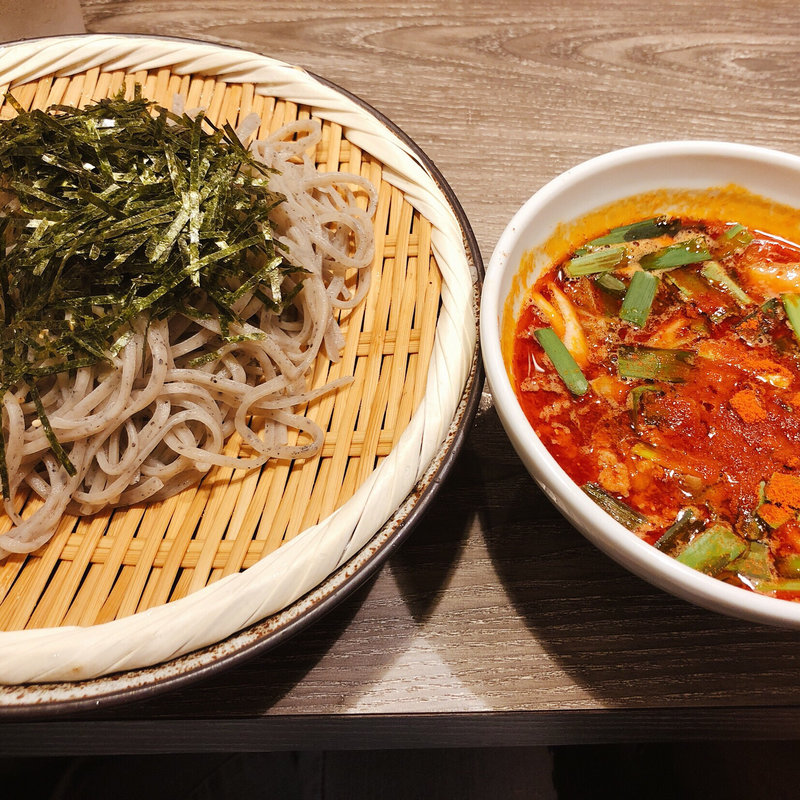 かすそばセイロ 5辛(そばtoてんぷら)