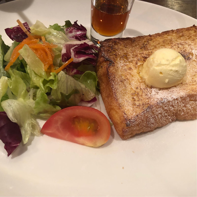 フレンチトーストセット(ロイヤル千歳洋食軒)