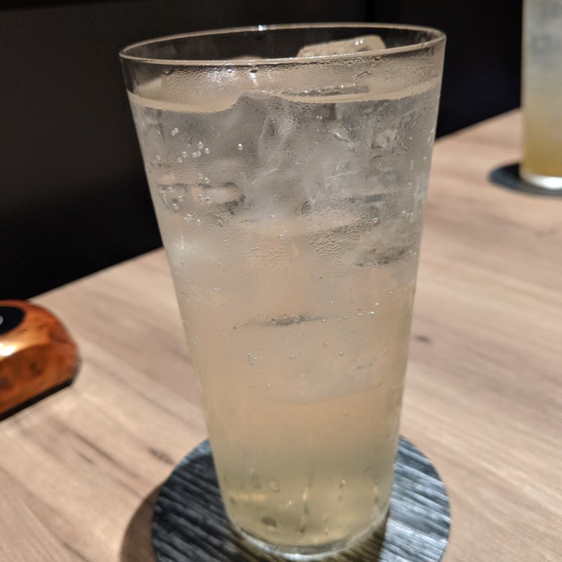 レモンサワー(焼肉あざぶや)