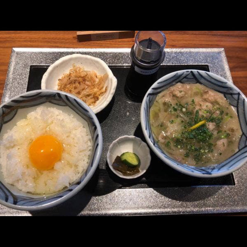 肉吸いと卵かけご飯セット(NADABAN)