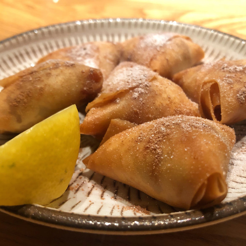 ササミとツナの揚げ春巻き(Niru)