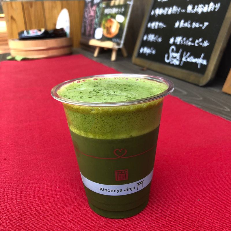 抹茶ビール(来宮神社お休み処 )