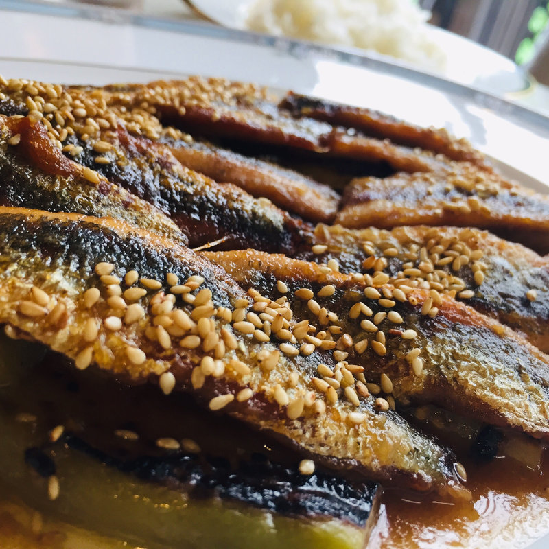 鰯と茄子の蒲焼風(Kitchenピエロ)