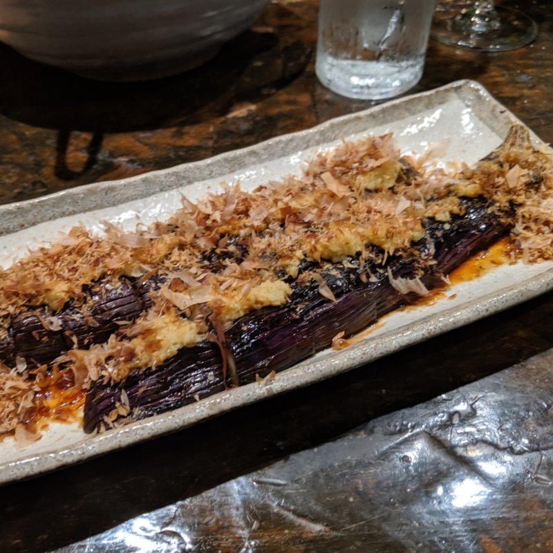 茨城産長茄子(魚の田が肉)