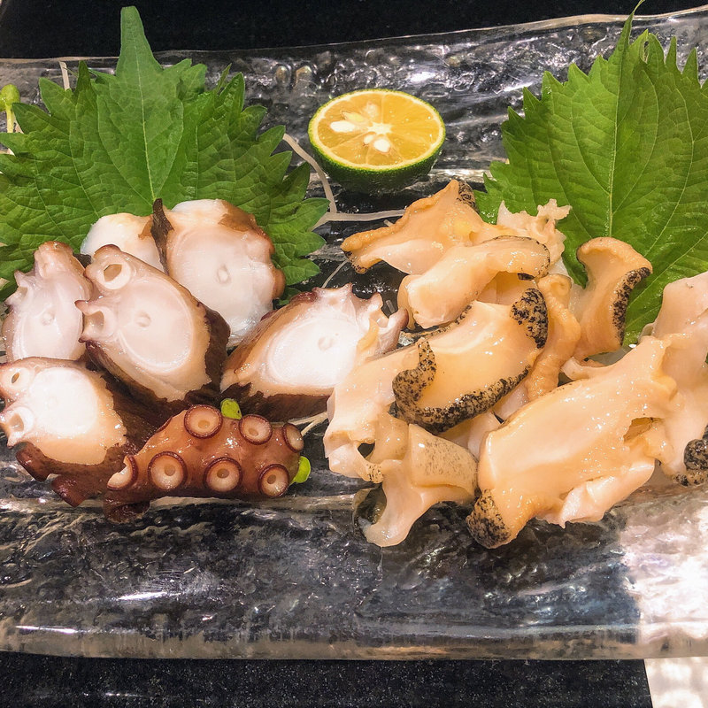 活つぶ貝造り･たこぶつ(やさと)