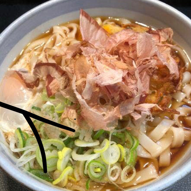 かき揚げきしめん特盛(名代きしめん 住よし JR名古屋駅3・4番ホーム店 （すみよし）)