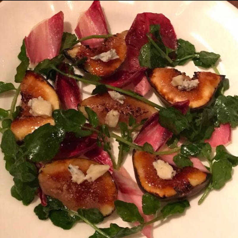 いちじくのキャラメリゼとブルーチーズ(mimet（ミメ）)