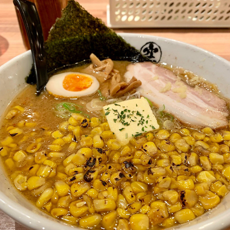 焼きとうもろこしラーメン(空 新千歳空港店)