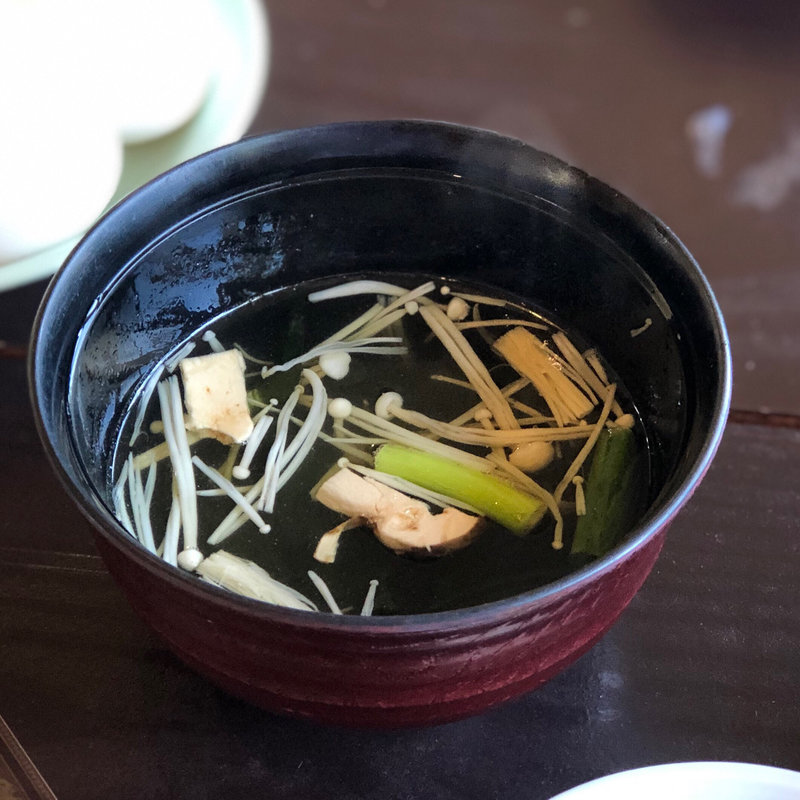 松茸汁(あぜみち山荘 （信州上田の松茸料理）)