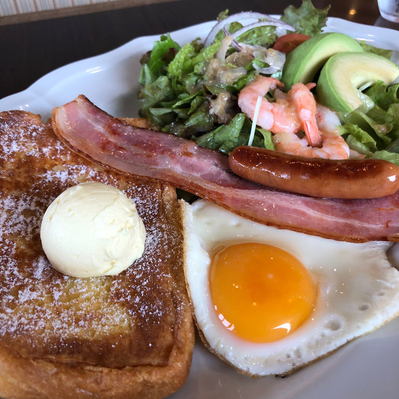 ブリオッシュのフレンチトースト ブランチプレート(ロイヤルホスト堺石津川店)