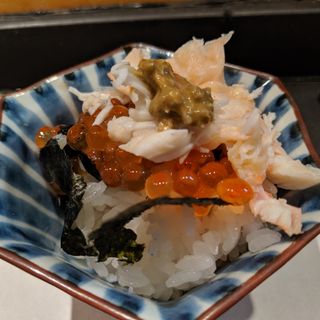 蟹いくら丼(寿司 さいしょ )
