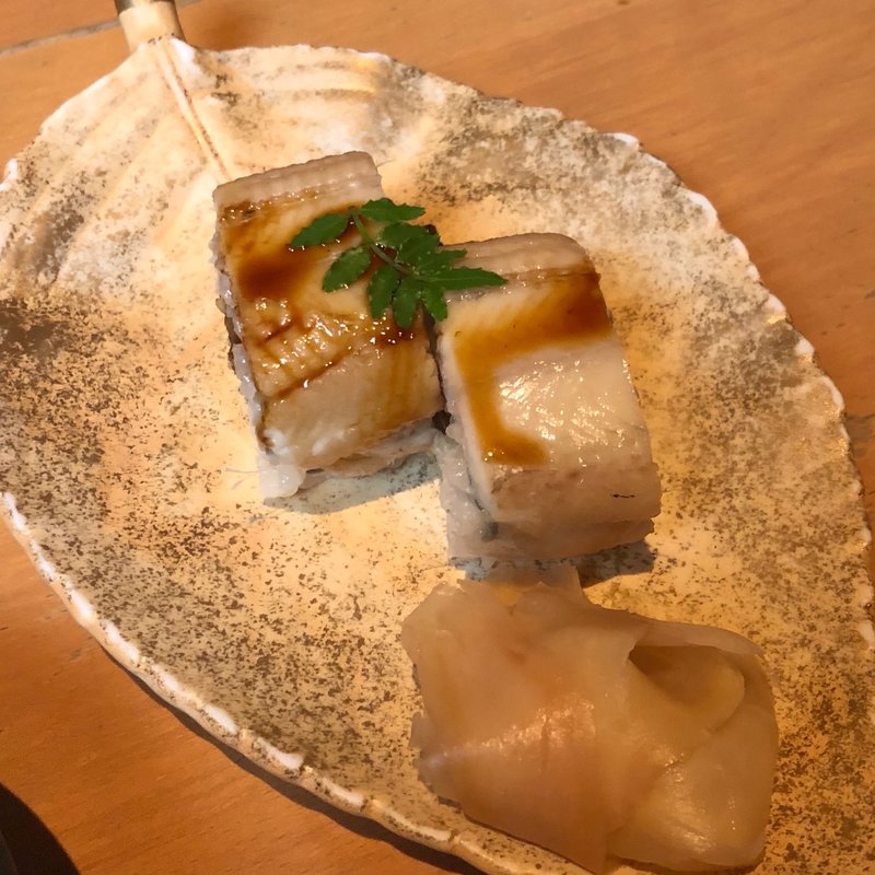 穴子棒寿司(麺匠の心つくし つるとんたん 北新地店)