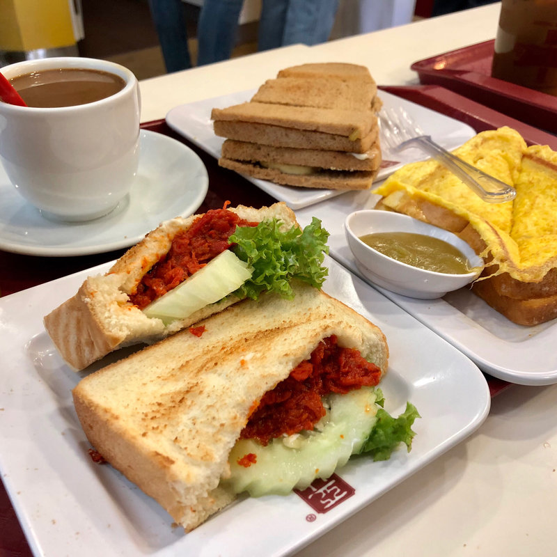 カヤトーストwithバター(ヤクンカヤトースト)