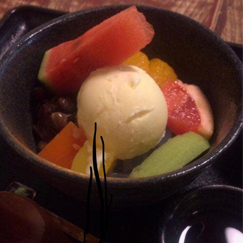 クリームあんみつ(古桑庵)