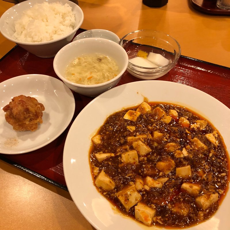 マーボー豆腐定食(中華料理女児紅)