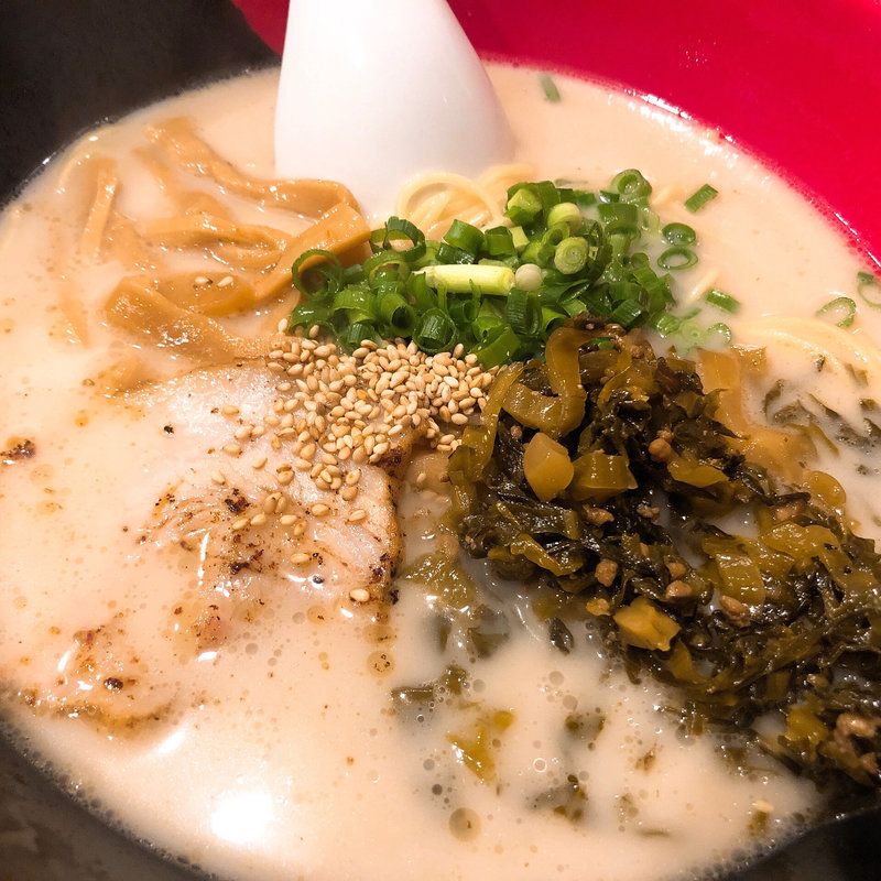 高菜らーめん(長崎らーめん西海 高尾店)