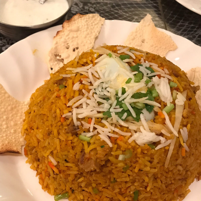 マトンビリヤニ(ボンベイパレス)