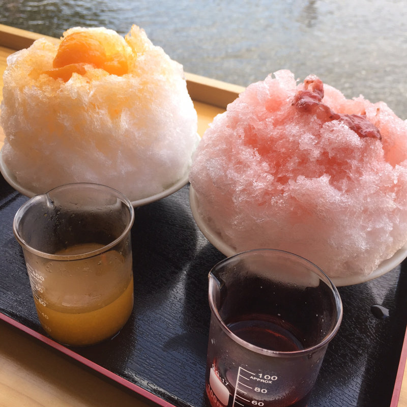 かき氷(甘味処　菊水苑)