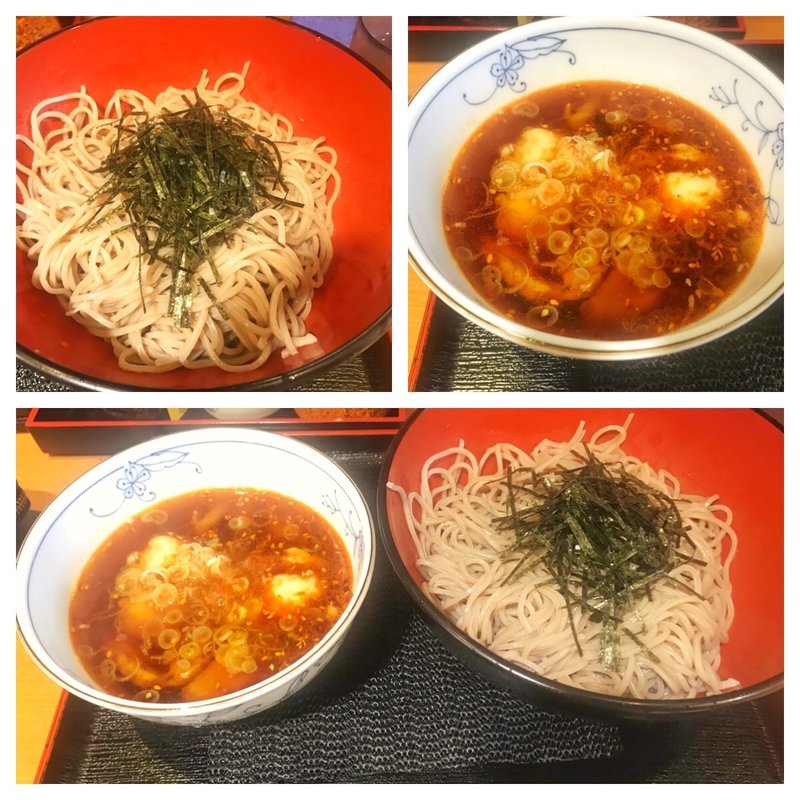 鶏肉蕎麦つけ麺(越後そば 東陽町店 )