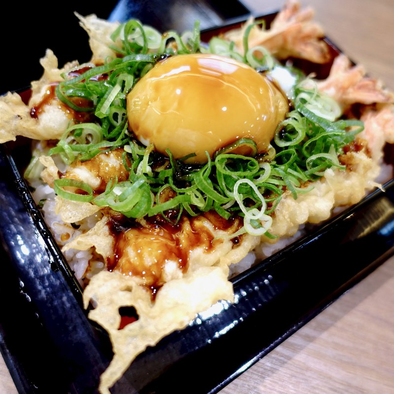 海老玉天丼(天ぷらの山 梅田阪神店)