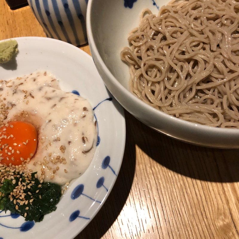 濃厚卵と自然薯(松玄 恵比寿)