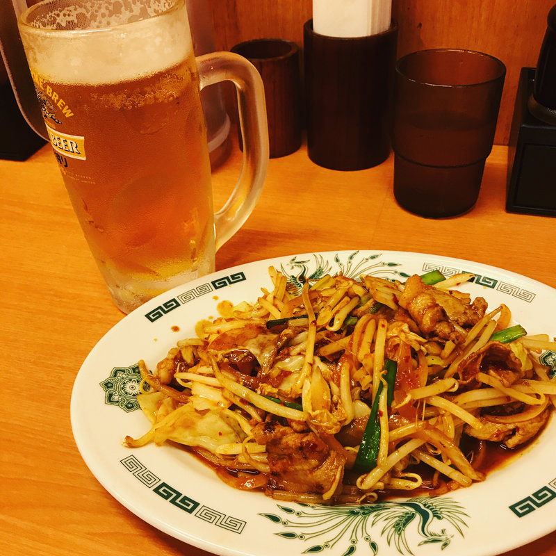 バクダン炒め(日高屋 綾瀬西口店)