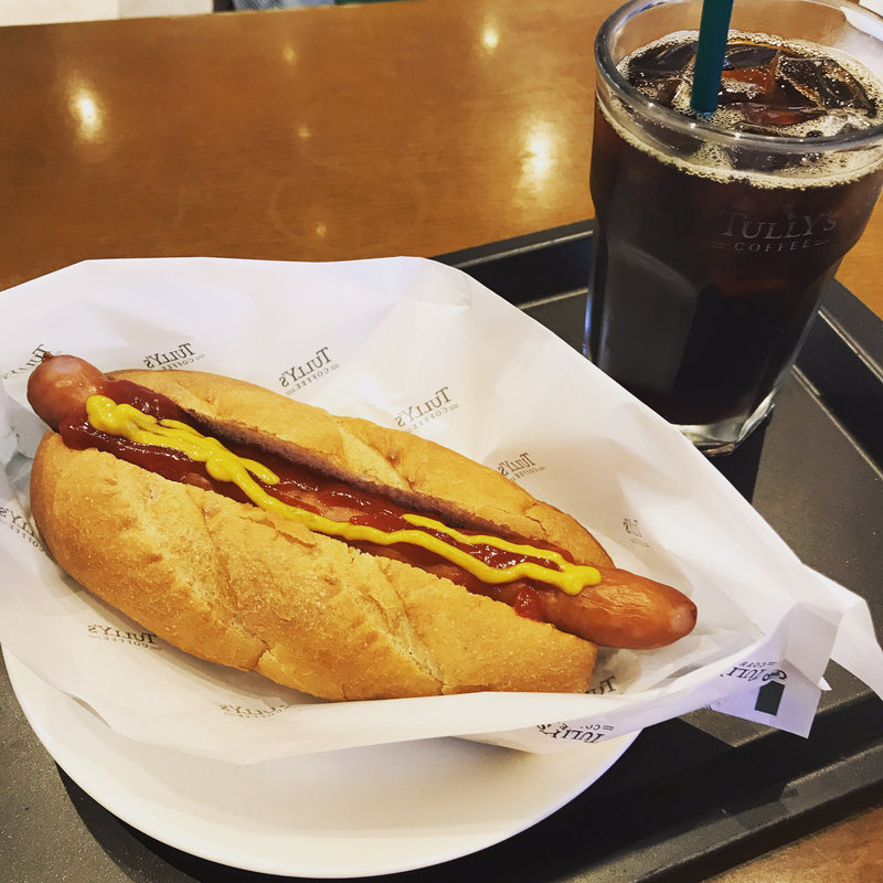 ボールパークドッグ プレーンセット(タリーズコーヒー 綾瀬駅前店)