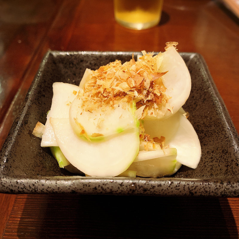 柚子と生カブの浅漬(大衆酒場 チャン栓チャン)