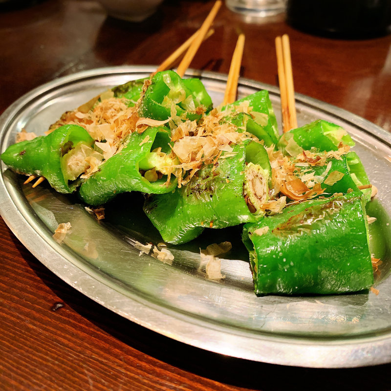 土佐甘長唐辛子串(大衆酒場 チャン栓チャン)