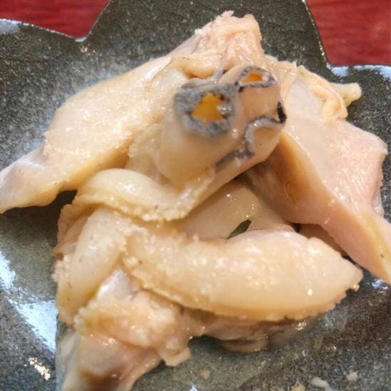 蛤のオイル漬け(鮨 一條)