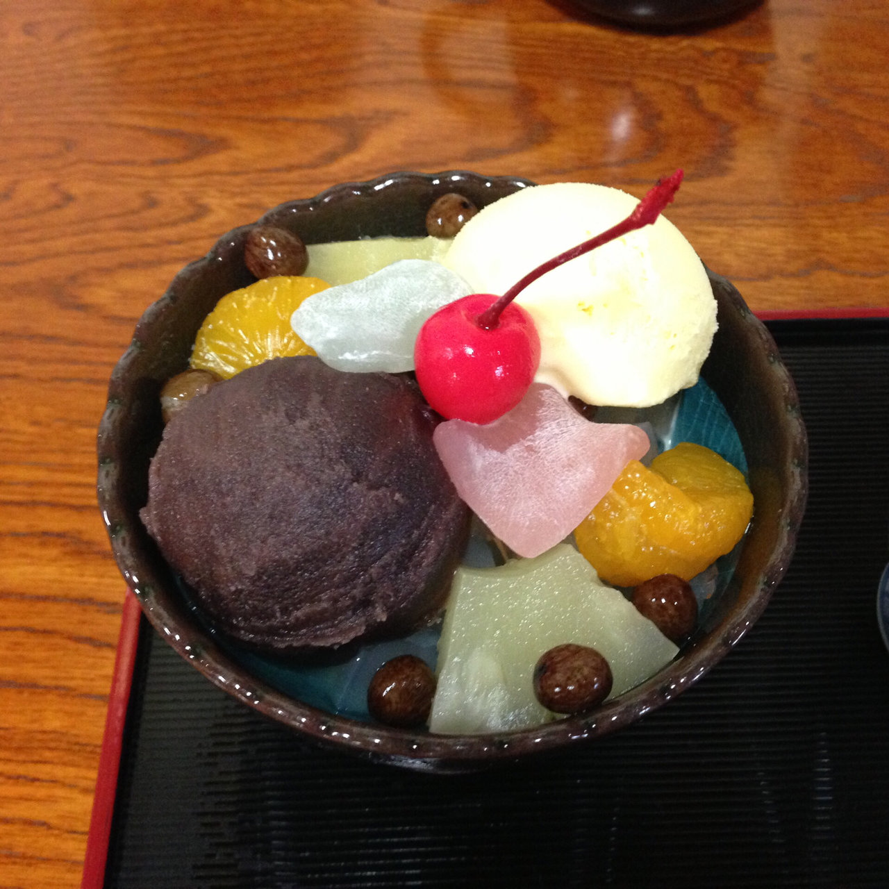 クリームあんみつ 新商品「鎌倉 絹玉クリームあんみつ」発売開始