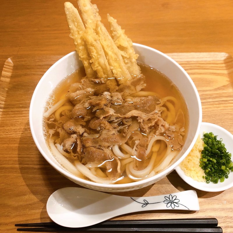 肉ごぼう天(うどんダイニング 弥栄（IYASAKA）)