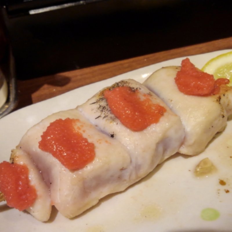 明太子ささみ(炭火焼鳥 金たろう 亀有本店)