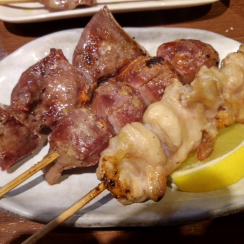 塩焼き盛り合わせ(炭火焼鳥 金たろう 亀有本店)