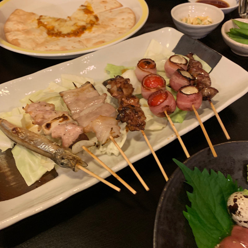 串盛り(焼鳥はなび)