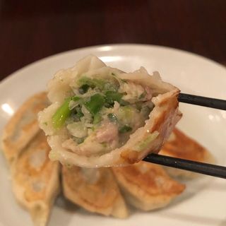 餃子定食 6個(銀座ブルーリリー ステーキ チャイニーズレストラン)