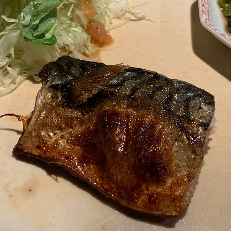 さば塩焼き定食(魚徳)