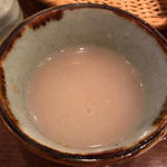 蕎麦湯(手打ちそば 俊)