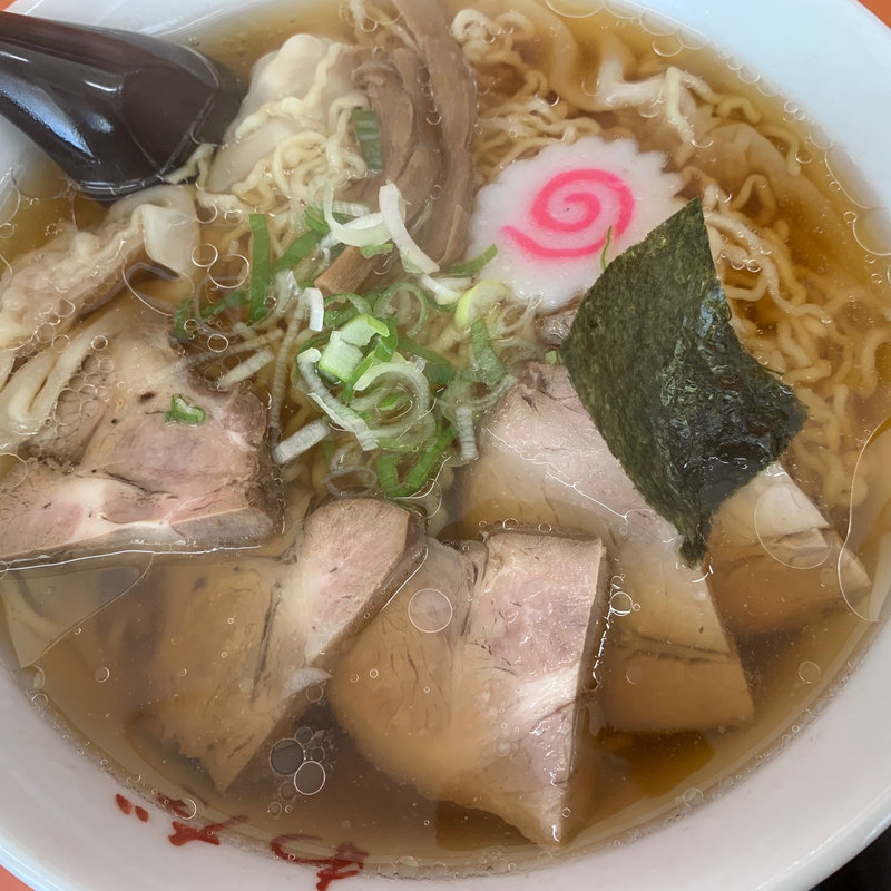 ワンタンチャーシュー麺(わだラーメン)