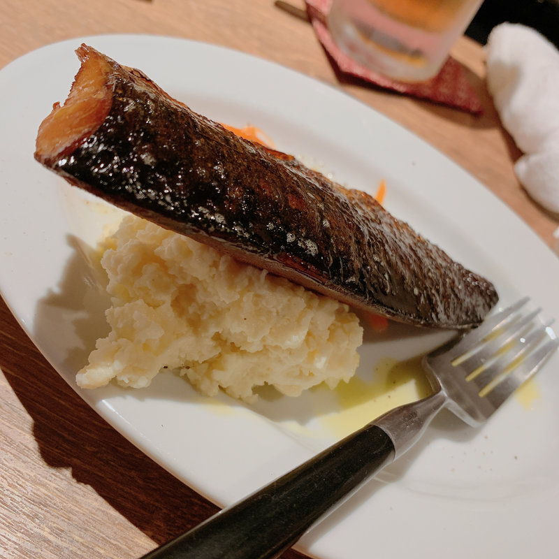 鯖の燻製ポテトサラダ(タケマルシェ)