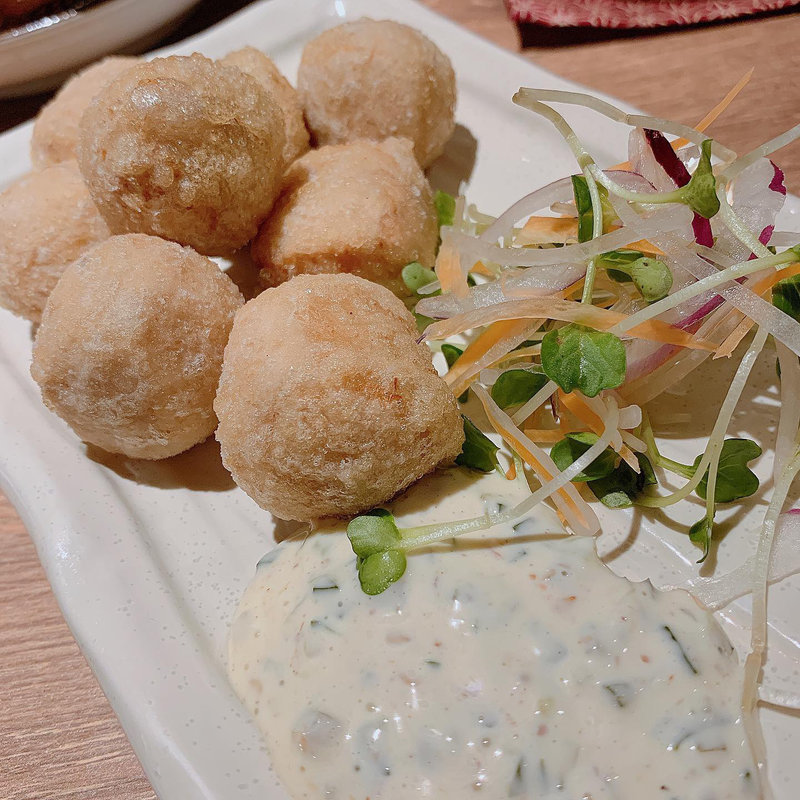 里芋の唐揚げ(タケマルシェ)