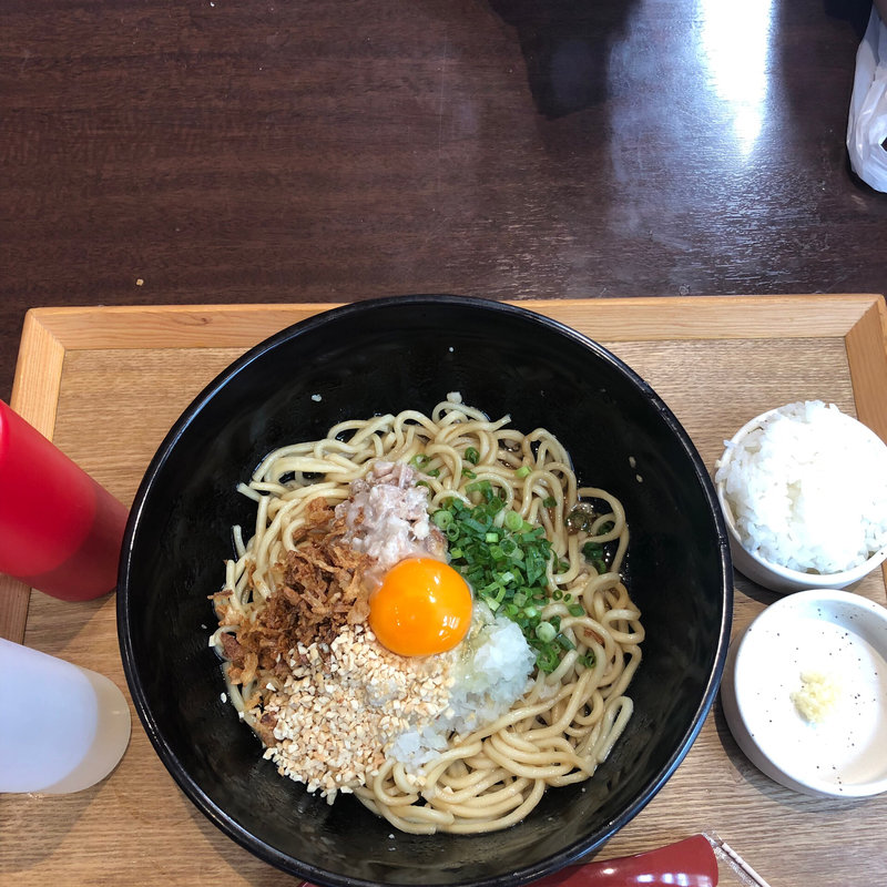 まぜそば(牛角焼肉食堂 ららぽーと柏の葉店)