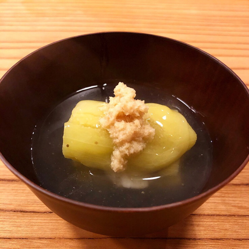 茄子くず煮(食堂みやざき)