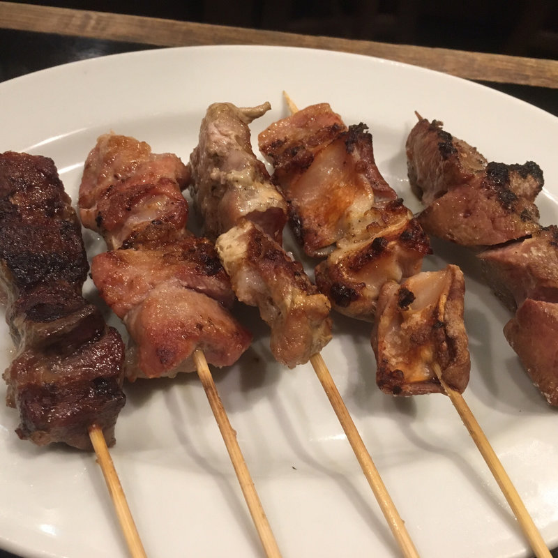 新鮮もつ焼き/おまかせ五本（塩）(大金星)