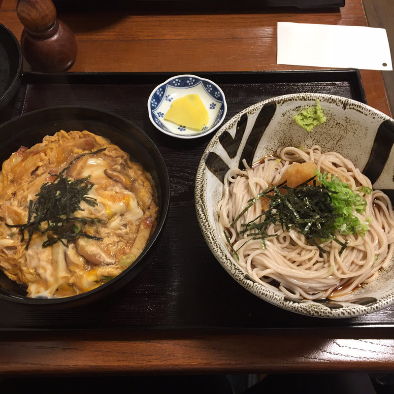 木の葉丼とミニおろし蕎麦(そば処花りん)
