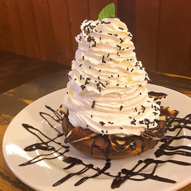 チョコバナナパンケーキ(LIL' RIRE / リルリール イオンタウン防府店)